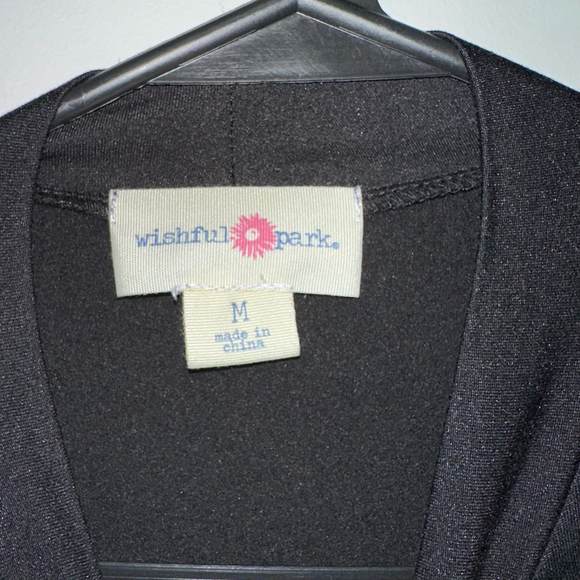 Women's Wishful Park Dress Size M Black Key hole front form fitting - Picture 4 of 12